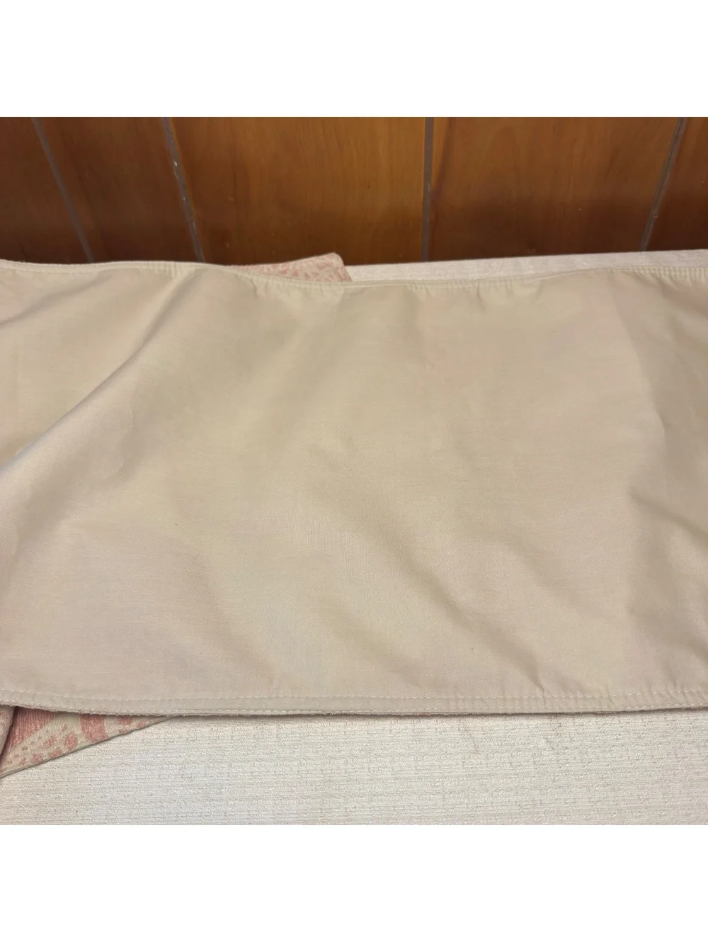 Pink Cream Floral Table Runner 14x70 Heavy Woven Fabric Cottagecore Boho Decor